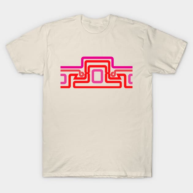 Retro Bauhaus Lines T-Shirt by Hashtagified